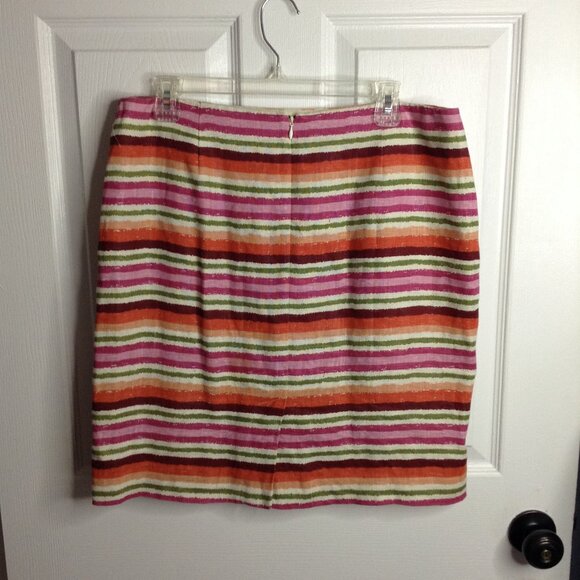 VTG Talbot's Petites 12P, Linen, Striped; Fall, Autumn, Chic, Classic and Trendy - Picture 2 of 3